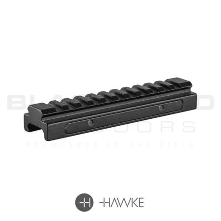 Hawke Optics weaver or picatinny riser block mount 127mm long.