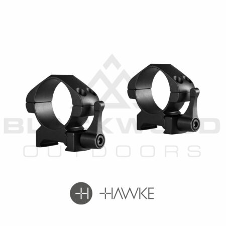 Hawke Precision Steel Weaver Quick Release Medium Ring Mounts