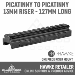 Hawke Picatinny Weaver 13mm 127mm Riser Block