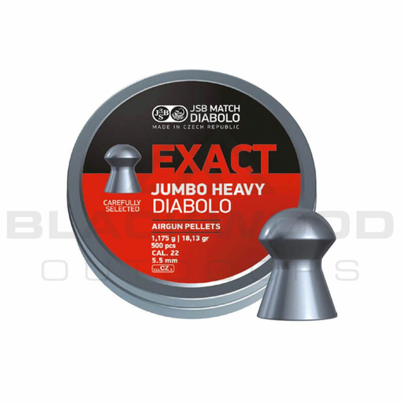 JSB Exact Jumbo Heavy Diabolo 18gr .22 Pellets