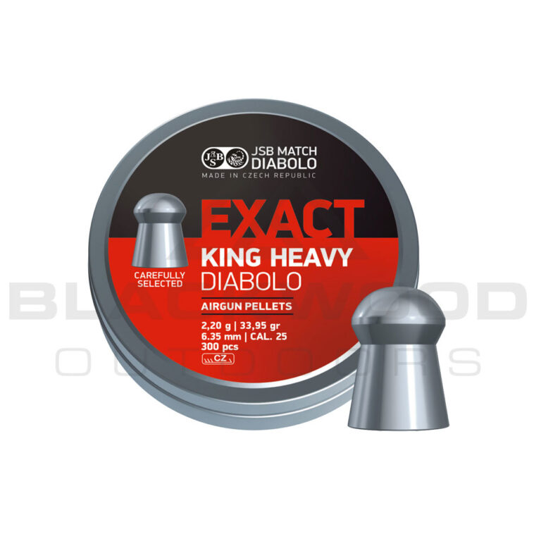 JSB Exact King Heavy .25 33.95gr Pellets Mk1
