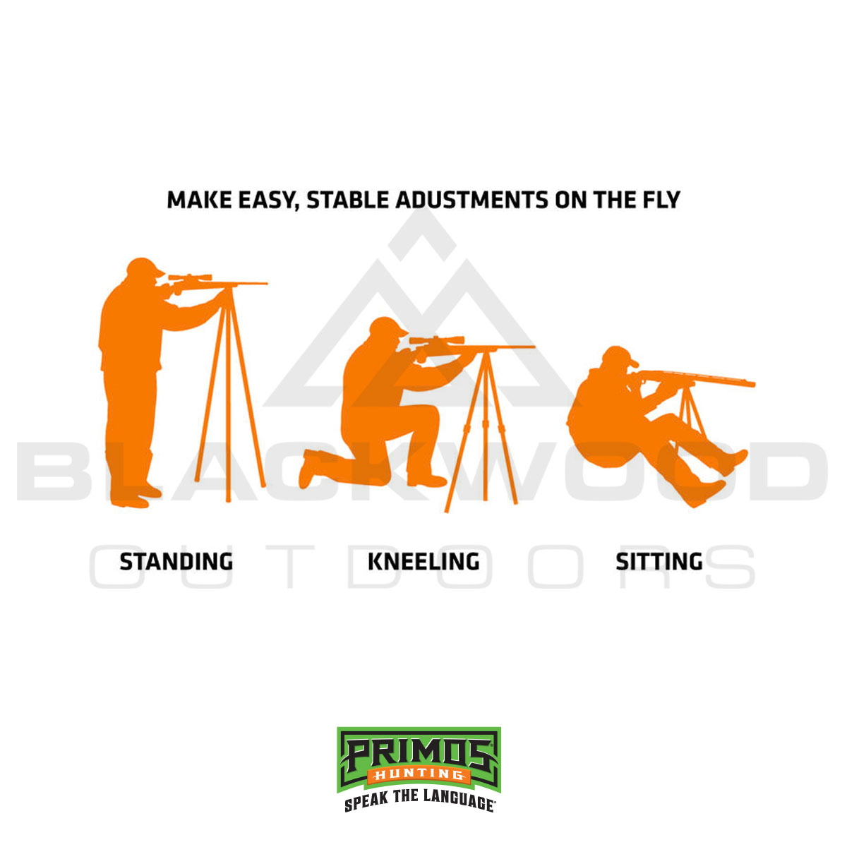 Primos trigger sticks support stances.