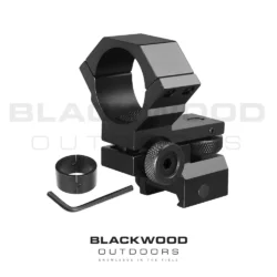 Low adjustable torch mount suitable for infrared night vision illuminators