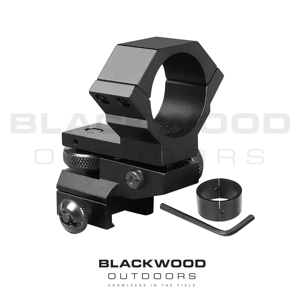 Low adjustable torch mount suitable for ir night vision torch