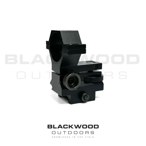 Quick release adjustable torch mount side view