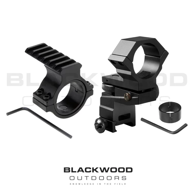 High adjustable Torch Mount and Weaver Accessory Rail Combo