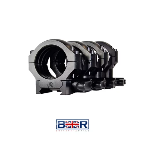 Britannia Rails QD Scope Quick Release Ring Mounts in 30mm