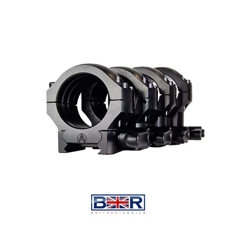 Britannia Rails QD Scope Quick Release Ring Mounts in 30mm